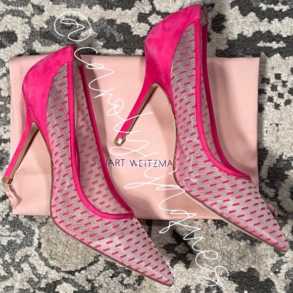 Stuart Weitzman Tasha Pointed Toe Pumps - Picture 5 of 10